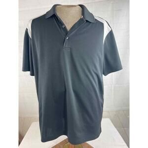 Men’s Ben Hogan Golf Polo Shirt Size XL Black Vented Collared Short Sleeve EUC